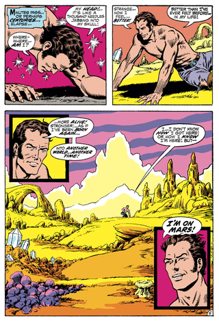 Illustration for article titled Prepare for Disney's John Carter of Mars movie, with the totally far-out comic book version